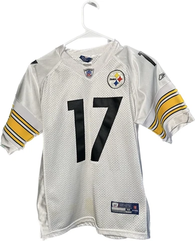 Pittsburgh Steelers Mike Wallace #17 Youth Medium Reebok On Field Jersey Cover