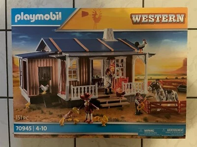 PLAYMOBIL 70945 Westernranch  Western Farm Cowboy Indianer NEU und OVP - Bild 1 von 3
