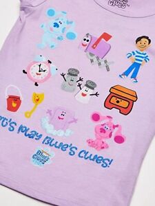 Nickelodeon Blue's Clues & You Sweet Toddler Girl Short Sleeve Tee-Blue,...