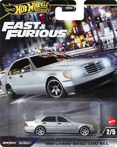 En stock Hot Wheels HRT94 Rápido y Furioso - Mercedes Benz 500 SEL paseo en juguete - Imagen 1 de 6