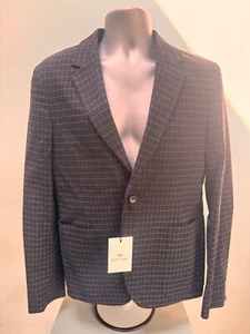 Paul Smith Men Tailored Blazer 99% Cotton Med UK 38 BNWT RRP £695 - Afbeelding 1 van 3