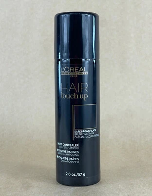 Corrector de raíces de retoque de cabello L'oreal marrón oscuro/negro 2 oz Foto 1 de 2