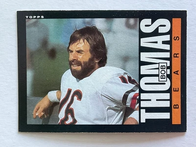 Bob Thomas 1985 Topps Football Card #36 Chicago Bears Kicker - NM - Image 1 of 2