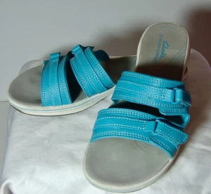 Clarks Damen wunderschöne türkis Breeze Piper Größe 7 leichte Sandalen - Bild 1 von 4