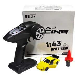 Mini RC Car 1/43 Gyro Alloy Drift Car 4WD High Speed Drift Racing Car Model De - Picture 1 of 15