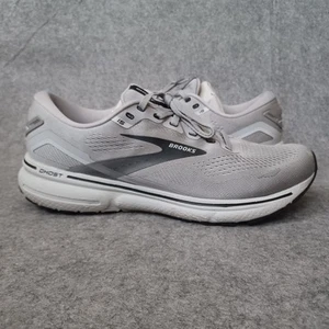 Brooks Ghost 15 Mens Shoes 12 D Gray Running Walking Trainer Gym 1103931D098 - Picture 1 of 17