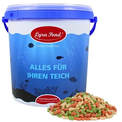 10 L Pond Colour Sticks Mix im Eimer Teichfutter Fische Lyra Pond® MHD 8/2025 - Bild 1 von 4