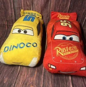 Disney Pixar Cars 3 - Dinoco & Lightning McQueen Plush 14” - Picture 1 of 6