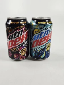 Mountain Dew Voodew Mystery Flavor Cans 2021 And 2022 Zero Sugar Unopened - Picture 1 of 2