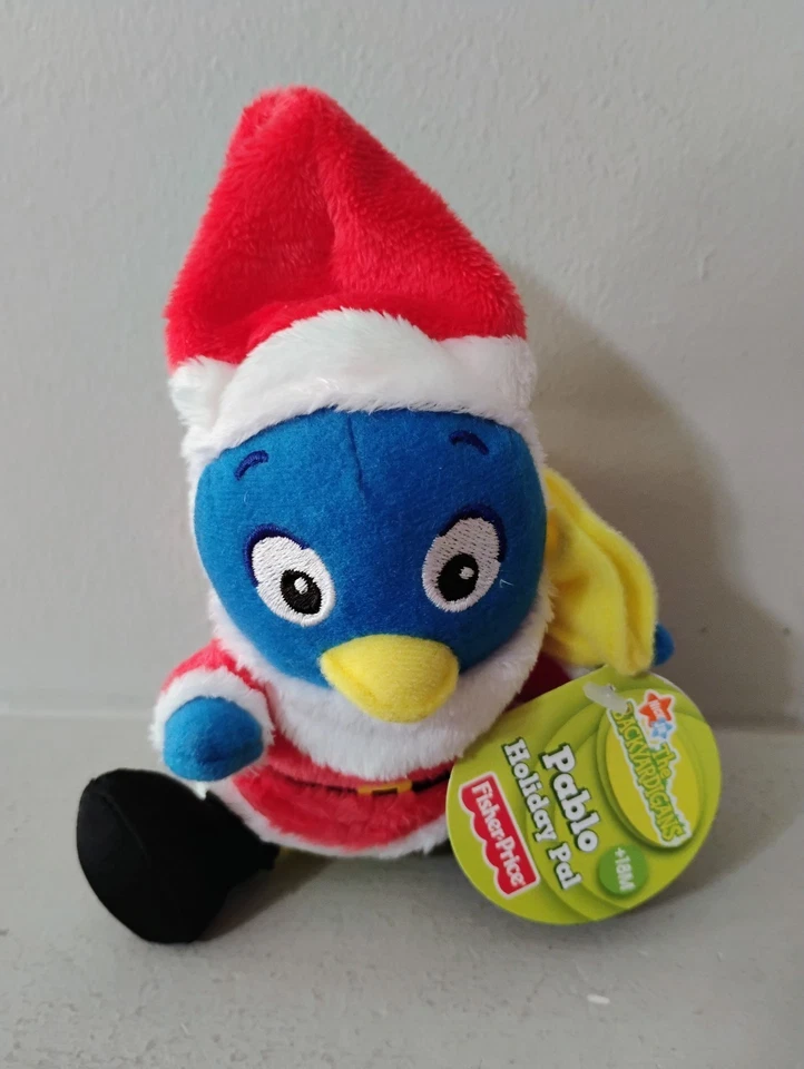 Pelúcia Vintage 2007 The Backyardigans Santa Pablo Penguin Holiday Pal 6" - Imagem 1 de 4