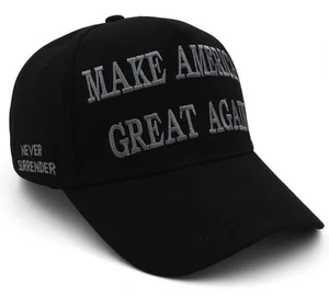 Trump Black MAGA Hat- Make America Great Again, President Cap - Picture 1 of 7