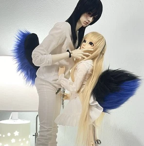 Lote de accesorios BJD 1/3 SD tío cola conejo querida fantasía piezas fursuit peludo - Imagen 1 de 6