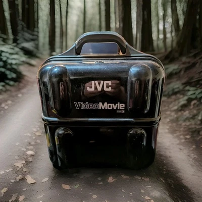 Vintage JVC GR-C7E Video Movie Camera with Accessories & Hard Case. UNTESTED.  - Image 1 of 4