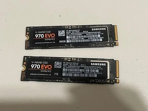 Samsung 970 EVO Plus 1TB +500GB NVMe M.2 SSD MZ-V7S1T0 MZVLB1T0HBLR - Zdjęcie 1 z 3