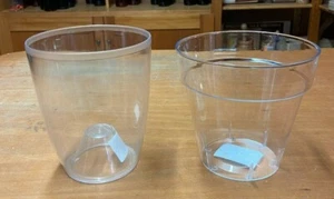 Vasi TRASPARENTI per orchidee vaso trasparente ORCHIDEA piante esterno interno - Foto 1 di 11