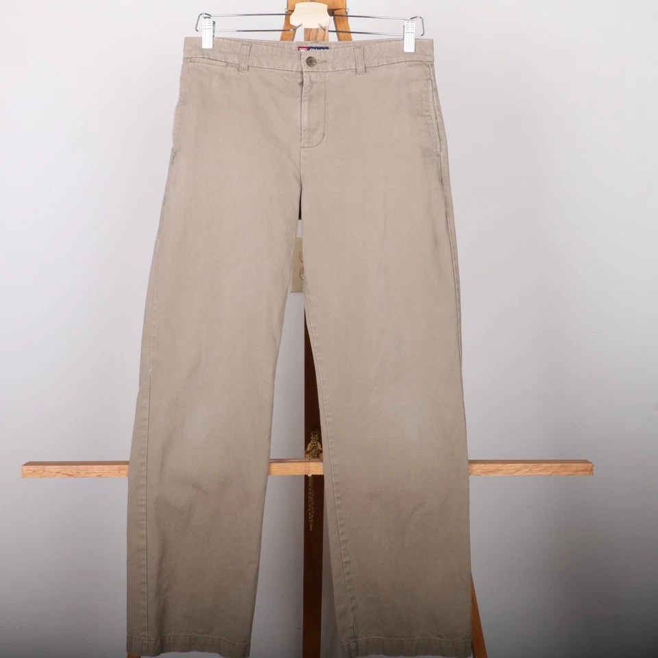 Pantalones de vestir informales Chaps clásicos chinos caqui niñas 18 Foto 1 de 4