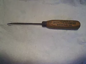 CRYSTAL LAKE ICE COMPANY ICE PICK Diga di castoro, Wi. telefono 971, naturale e artificiale - Foto 1 di 5