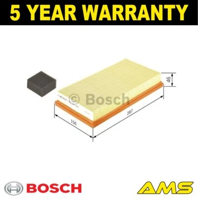 Se adapta a Ford Ka 1996-2002 1.3 + Otros modelos Filtro de aire Bosch Foto 1 de 4