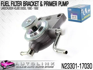 FUEL FILTER PRIMER PUMP 8mm 23301-17030NG FOR TOYOTA LANDCRUISER HDJ80 4.2L 1HDT - Picture 1 of 8