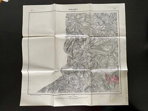 World War I WWI Great War Map of Berin - Izvor Area Bulgaria 1925 FREE POSTAGE - Picture 1 of 8