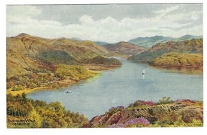 A R Quinton Welsh card: Salmon 2234. Barmouth Panorama Walk. pristine - Picture 1 of 1