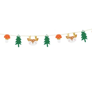 Girlande Wald aus Papier 1,7m Weihnachtszubehör Weihnachten Deko - Bild 1 von 2