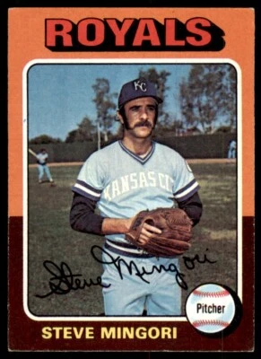 1975 Topps Steve Mingori Baseball Cards #544 - Image 1 of 2