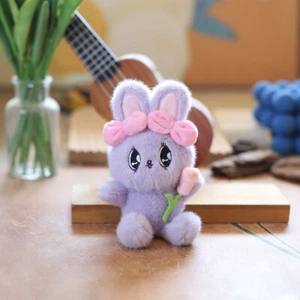 Soft Animal Plush Rabbit Key Ring Cute Stuffed Doll Toy Esther Bunny KeychaJO - Picture 1 of 8