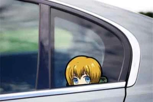 Armin Fighter Peeking stickers titan show Bumper Window Vinyl Decal Cool Anime - Picture 1 of 4