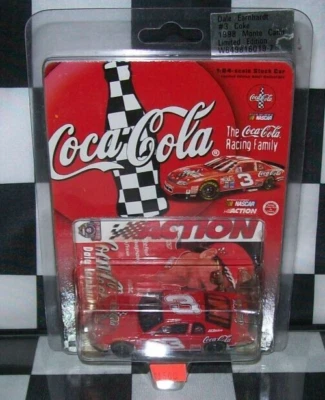 DALE EARNHARDT COKE #3 1998 1/64 NASCAR RACING ACTION DIECAST CAR - Image 1 of 3