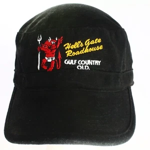Hells Gate Roadhouse Hat Cap ● Rock n' Roll Heavy Metal Band Guitarist RARE - Picture 1 of 8