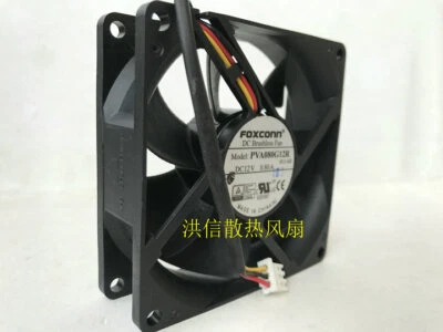 FOXCONN PVA080G12R -R11-AB 12V 0.80A 8025 80mm large air volume fan 3pin - Image 1 of 4