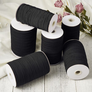 1 Roll Flat Elastic Cords Craft Stretchy Threads Crafting Jewelry String  6~12mm