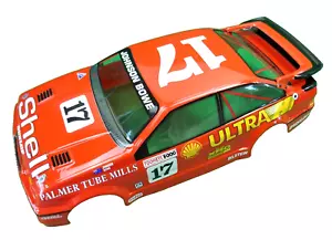 1:10 RC Clear Lexan Body -Ford Sierra RS500 w Aussie Shell Livery-Johnson/Bowe - Picture 1 of 13
