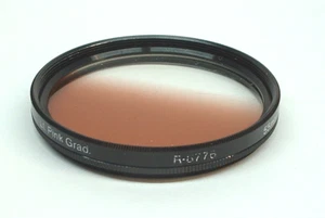 (AW) FILTRO LENTE CRISTAL ROSA CLARO GRADUADO 55mm MEDIO ROSA MEDIO CLARO GIRATORIO - Imagen 1 de 1