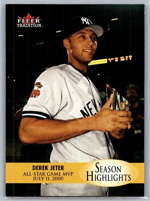 2000 FLEER TRADITION UPDATE BASEBALL U5 DEREK JETER YANKEES  / FREE SHIPPING - Image 1 of 2