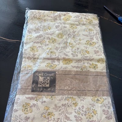 "Panel de cortina April Cornell Rideau/cortina de ducha amarilla crema uno 44x18"" (a41" Foto 1 de 4