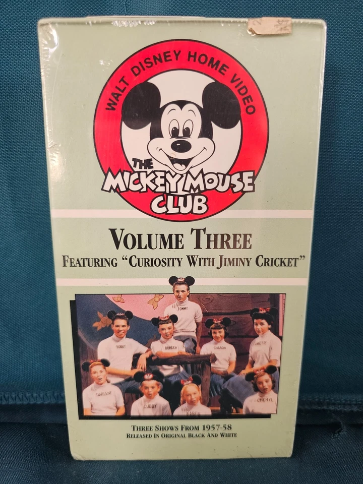 Mickey Mouse Club Vol 3 Disney VHS Black & White Classic 1957 Annette A8