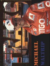 1996 Traks Review and Preview Triple-Chase Gold #TC5 Michael Waltrip