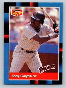 1988 Donruss #BC-6b Tony Gwynn "© 1987 LEAF, INC" on back Bonus MVP's