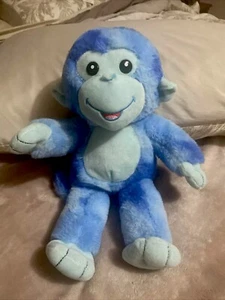 Peluche peluche adorabile scimmia blu giocattolo morbido - Foto 1 di 2