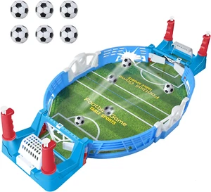 Mini Foosball Games, Tabletop Football Soccer Pinball for Indoor Game Room, Tabl - Picture 1 of 6