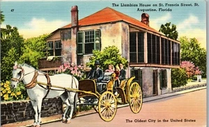 The Llambias House on Saint Francis Street, Saint Augustine Vintage Postcard AU1 - Picture 1 of 2