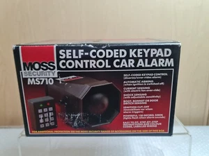 Alarma de coche de seguridad Moss MS710 autocodificada control de teclado - Imagen 1 de 14