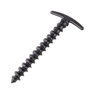 10 Pcs Heavy Duty Stakes Camping Pegs Sand Nylon Nails Screw Tent - Picture 1 of 12