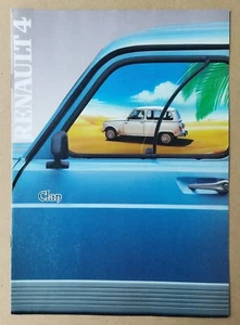 -- BROCHURE RENAULT 4 CLAN / TL / GTL / R4 -- 1987. 6 PAGES - Imagen 1 de 3