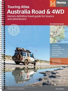 NEW Australia Road 4WD Touring Atlas 13th Edition Spiral 187 Maps Travel Guide - Picture 1 of 8