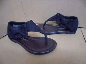 Sarah Jayne Girl's Toddler Ginny Black Bow Sandals Size 10 Toddler - Picture 1 of 4