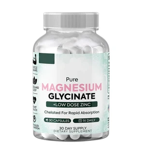 Organics Ocean Pure Magnesium Glycinate Low Dose Zinc Chelated 90 Capsules - Picture 1 of 4