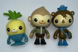 Octonauts Lot of 3 Figures Toys Shellington Paani Turnip - Picture 1 of 2